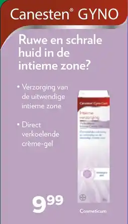 Trekpleister Canesten GYNO Ruwe en schrale huid in de intieme zone? aanbieding