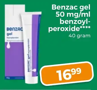 Trekpleister Benzac gel 50 mg / ml benzoylperoxide aanbieding
