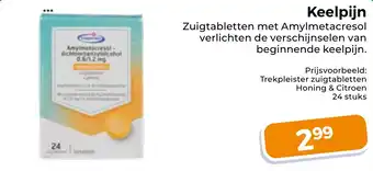 Trekpleister Keelpijn aanbieding