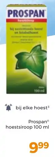 Trekpleister Prospan hoestsiroop aanbieding
