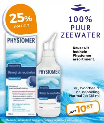 Trekpleister Physiomer aanbieding