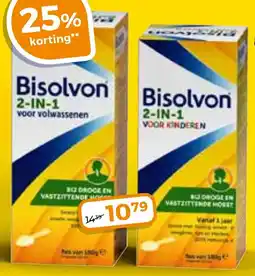 Trekpleister Bisolvon 2 in 1 aanbieding