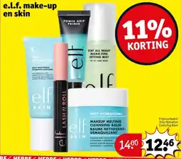 Kruidvat e.l.f. make-up en skin aanbieding