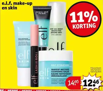 Kruidvat e.l.f. make-up en skin aanbieding