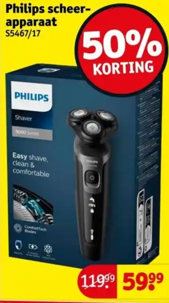 Kruidvat Philips scheerapparaat aanbieding