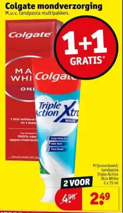 Kruidvat Colgate mondverzorging aanbieding