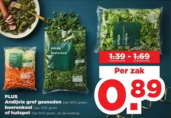 PLUS PLUS Andijvie Grof Gesneden Of Boerenkool Of Hutspot aanbieding