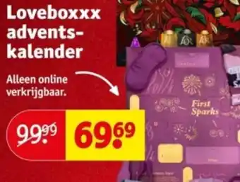 Kruidvat Loveboxxx adventskalender aanbieding