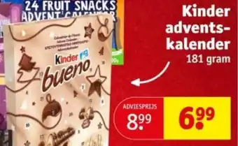 Kruidvat Kinder adventskalender aanbieding