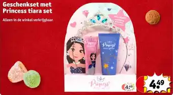 Kruidvat Geschenkset met Princess tiara set aanbieding