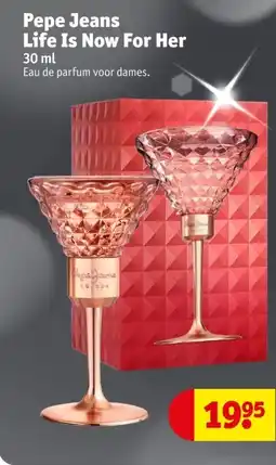 Kruidvat Pepe Jeans Life Is Now For Her aanbieding