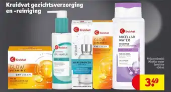 Kruidvat Kruidvat gezichtsverzorging en reiniging aanbieding