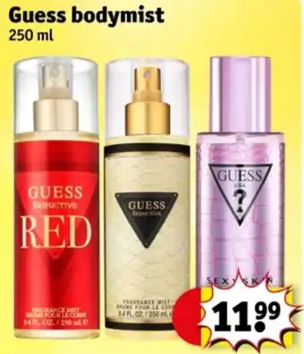 Kruidvat Guess bodymist aanbieding