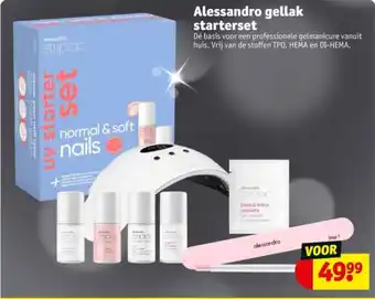 Kruidvat Alessandro gellak starterset aanbieding