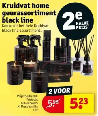 Kruidvat Kruidvat home geurassortiment black line aanbieding