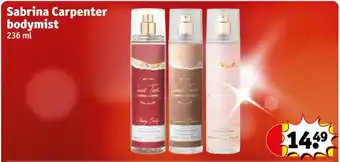 Kruidvat Sabrina Carpenter bodymist aanbieding