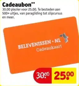 Kruidvat Cadeaubon aanbieding