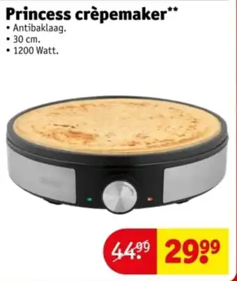 Kruidvat Princess crèpemaker aanbieding