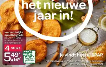 Spar Ambachtelijke Appelbeignets aanbieding