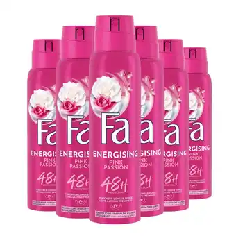 Plein.nl 6x Fa Deodorant Spray Pink Passion aanbieding