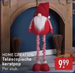 ALDI Home creation telescopische kerstpop aanbieding