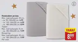 ALDI Hoeslaken jersey aanbieding