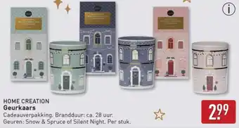 Home creation geurkaars