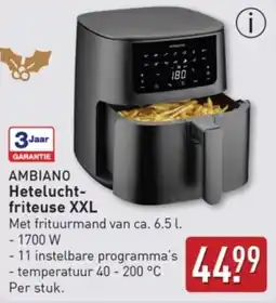 ALDI Ambiano Heteluchtfriteuse XXL aanbieding