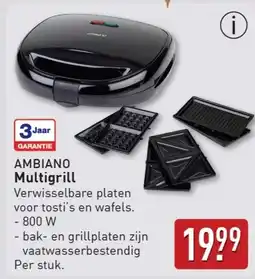 ALDI Ambiano multigrill aanbieding