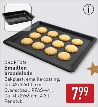 ALDI Crofton emaillen braadslede aanbieding