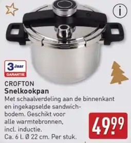 ALDI Crofton snelkookpan aanbieding