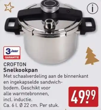 ALDI Crofton snelkookpan aanbieding