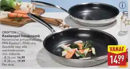 ALDI Crofton koekenpan honeycomb aanbieding