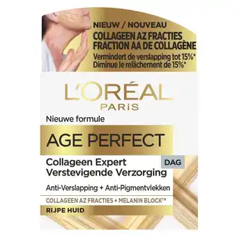 Kruidvat L’Oréal Paris Age Perfect Collageen Expert Verstevigende Dagcrème aanbieding