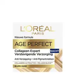 Kruidvat L'Oréal Paris Age Perfect Collageen Expert Verstevigende Nachtcrème aanbieding
