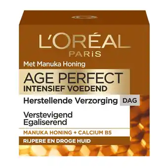 Kruidvat L'Oréal Paris Age Perfect Intensief Voedende Dagcrème aanbieding