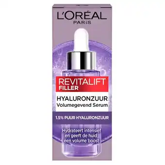 Kruidvat L'Oréal Paris Revitalift Filler Anti-Rimpel Serum aanbieding