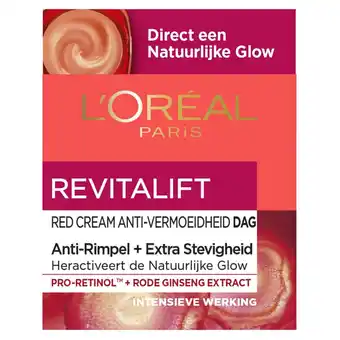 Kruidvat L'Oréal Paris Revitalift Red Cream aanbieding