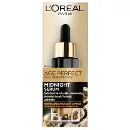Kruidvat L'Oréal Paris Age Perfect Cell Renaissance Midnight Serum aanbieding