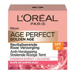 Kruidvat L'Oréal Paris Age Perfect Golden Age SPF20 Versterkende Dagcrème aanbieding