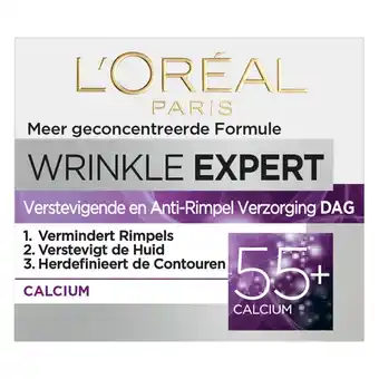 Kruidvat L’Oréal Paris Wrinkle Expert 55+ Anti-Rimpel Dagcrème aanbieding