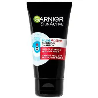 Kruidvat Garnier Skin Naturals Pure Active Charcoal Peel Off-Masker aanbieding