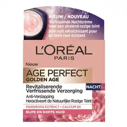 Kruidvat L'Oréal Paris Age Perfect Golden Age Anti-Veroudering Nachtcrème aanbieding