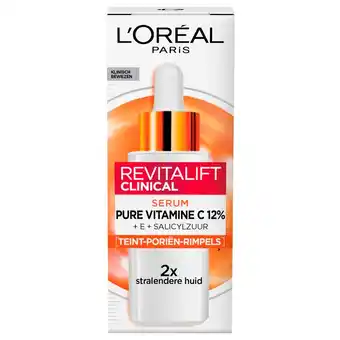 Kruidvat L'Oréal Paris Revitalift Clinical Pure Vitamine C 12% Serum aanbieding