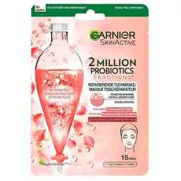 Kruidvat Garnier SkinActive 2 Millions Probiotics Tissuemasker aanbieding