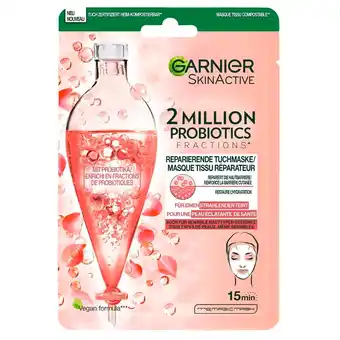 Kruidvat Garnier SkinActive 2 Millions Probiotics Tissuemasker aanbieding