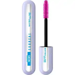 Kruidvat Maybelline New York The Falsies Surreal Blackest Black Waterproof Mascara aanbieding