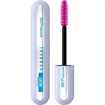 Kruidvat Maybelline New York The Falsies Surreal Blackest Black Waterproof Mascara aanbieding