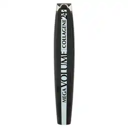 Kruidvat L'Oréal Paris Mega Volume Collageen 24H 01 Extra Black Mascara aanbieding