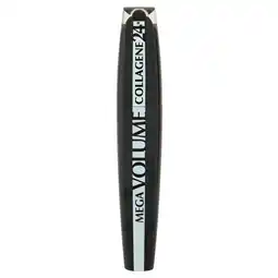 Kruidvat L'Oréal Paris Mega Volume Collageen 24H 01 Extra Black Mascara aanbieding